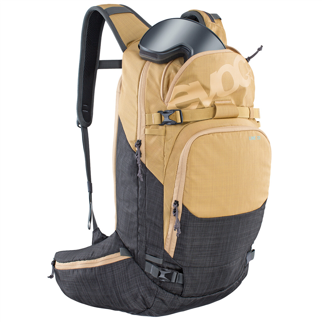 Evoc - Line 20L Backpack - heather gold/heather carb grey