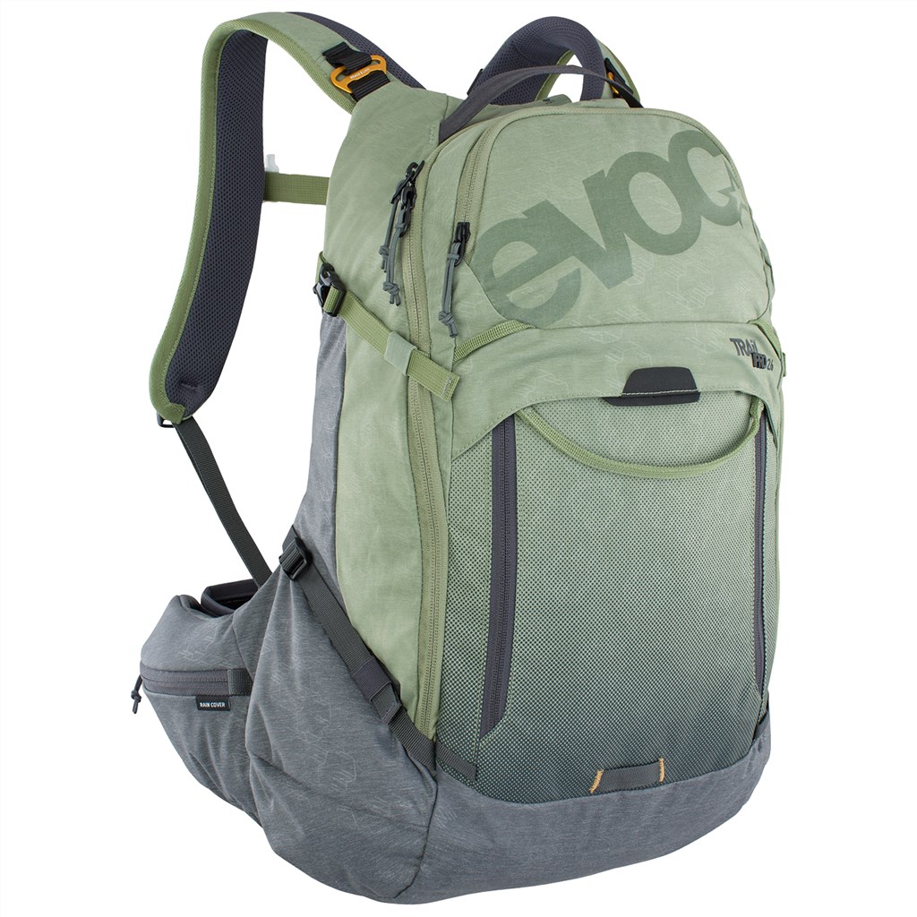 Evoc - Trail Pro 26L Backpack - light olive/carbon grey