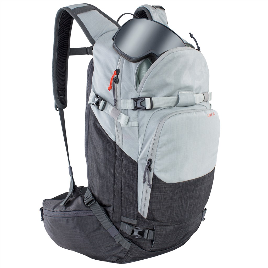 Evoc - Line 30L Backpack - silver/heather carbon grey