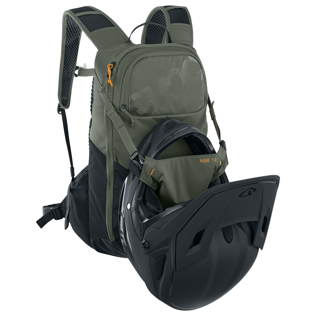 Evoc - Ride 12L Backpack - dark olive/black