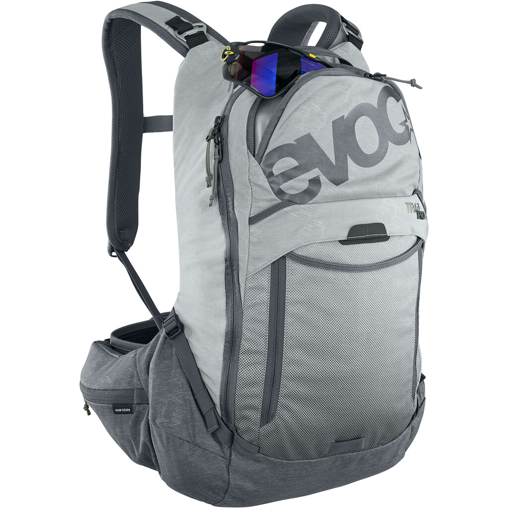Evoc - Trail Pro 16L Backpack - stone/carbon grey