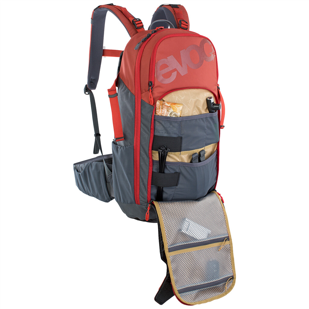 Evoc - Neo 16L Backpack - chili red/carbon grey
