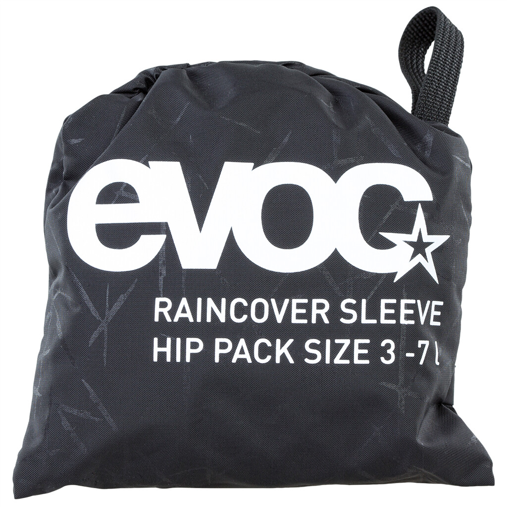Evoc - Raincover Sleeve Hip Pack 3-7L - black