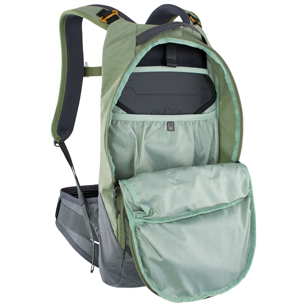 Evoc - Trail Pro 10L Backpack - light olive/carbon grey