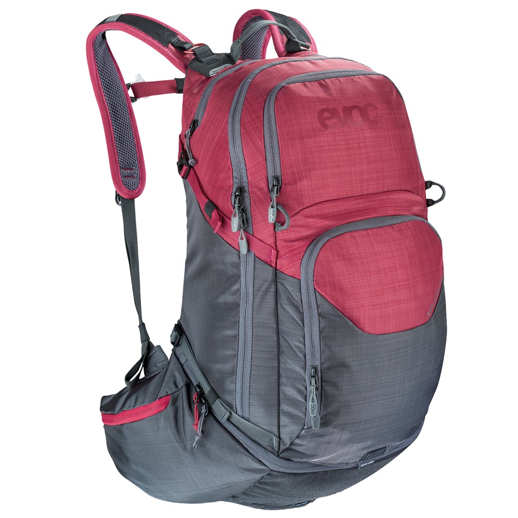 Evoc - Explorer Pro 30L Backpack - heather carb grey/heather ruby