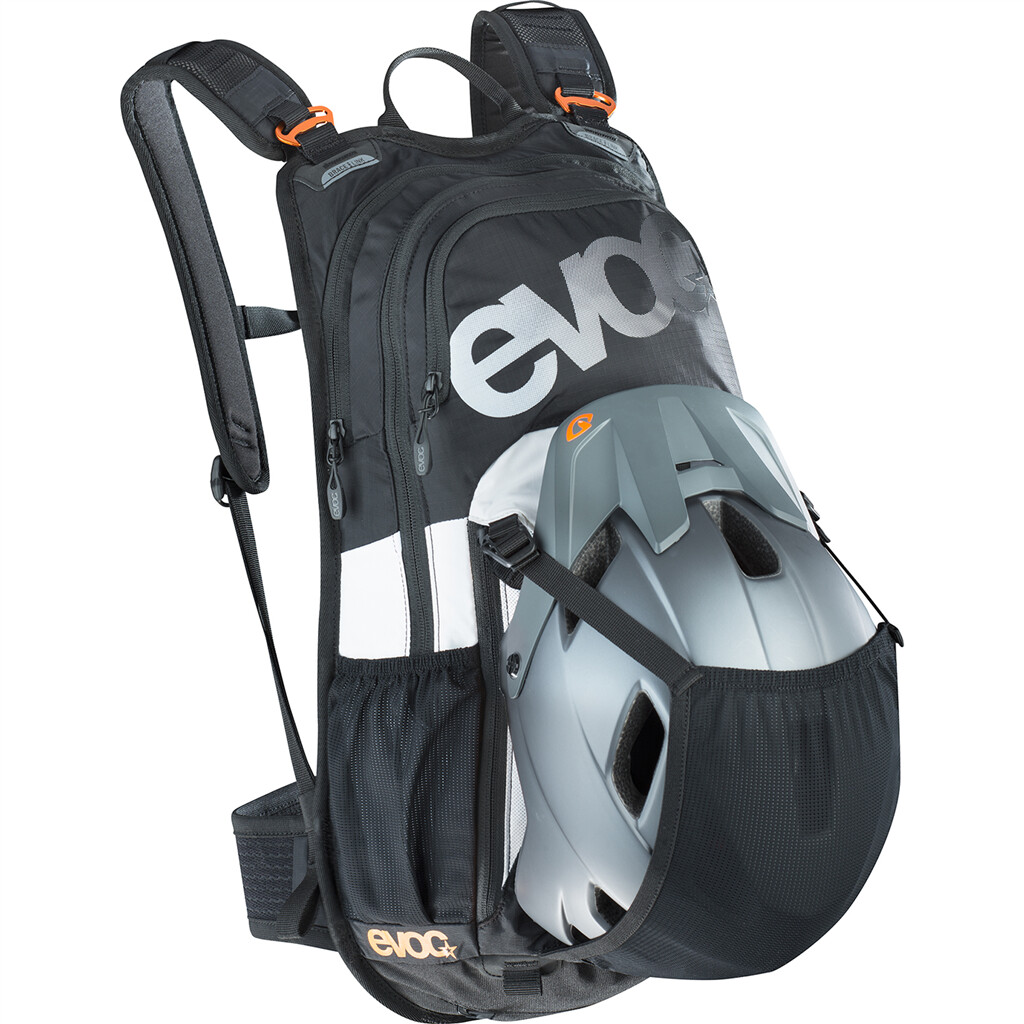 Evoc - Stage 12L Team Backpack I - black/white/neon orange