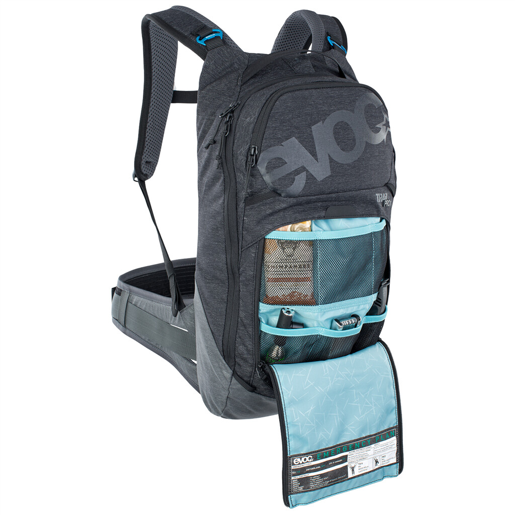 Evoc - Trail Pro 10L Backpack - black/carbon grey